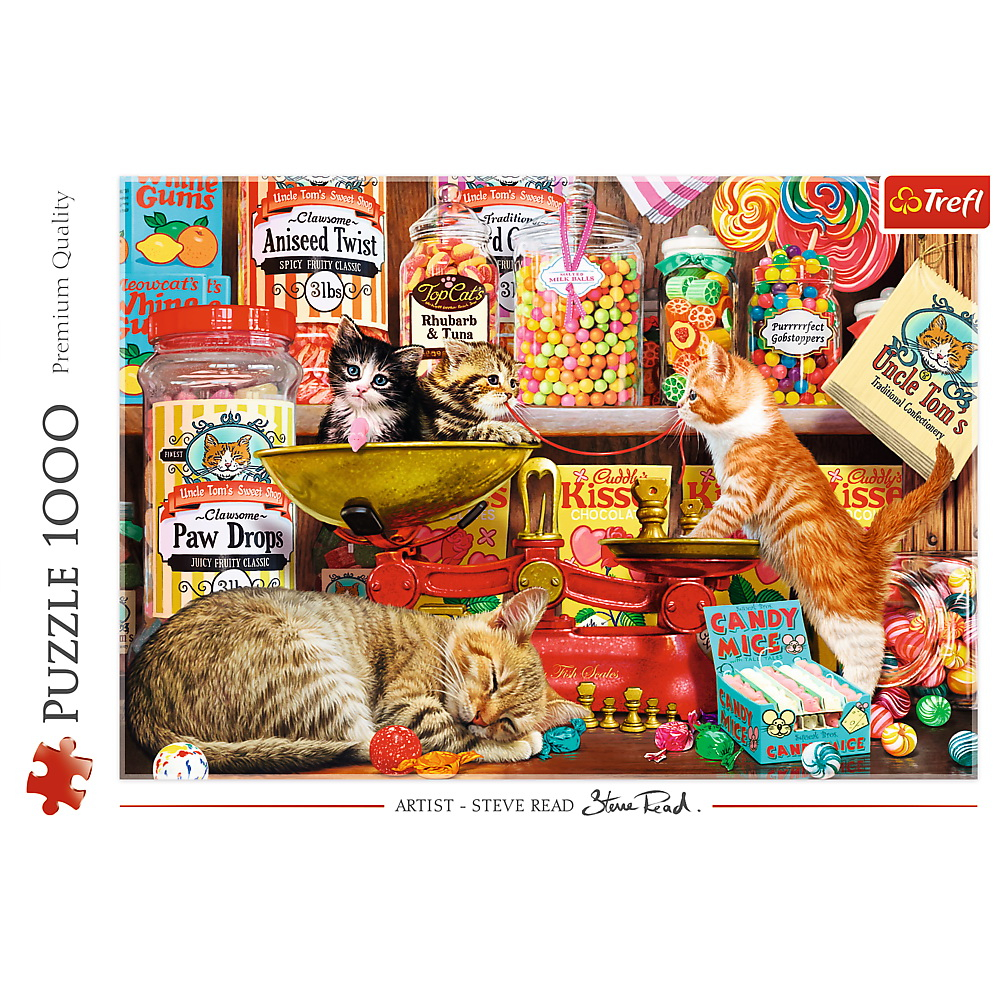 Puzzle Trefl 1000 Pisici Si Dulciuri [3]
