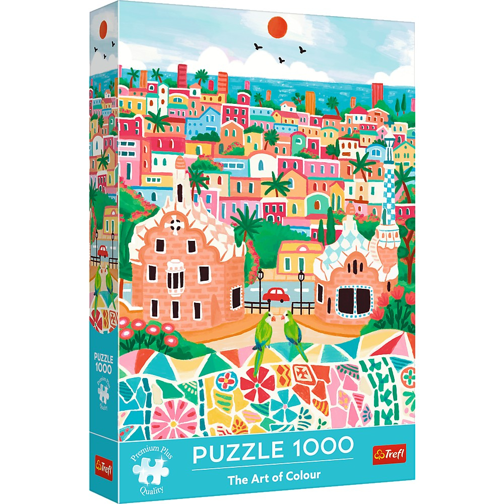 Puzzle Trefl 1000 Premium Plus Barcelona Spania [1]
