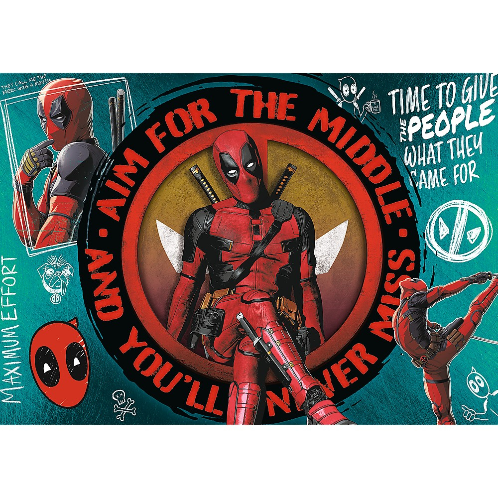 Trefl-Puzzle Trefl 1000 Premium Plus Marvel Deadpool Si Wolverine [2]