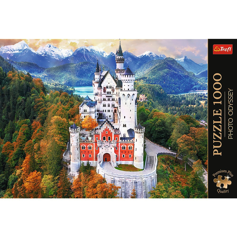 Puzzle Trefl 1000 Premium Plus Photo Odyssey Castelul Neuschwanstein Germania [3]