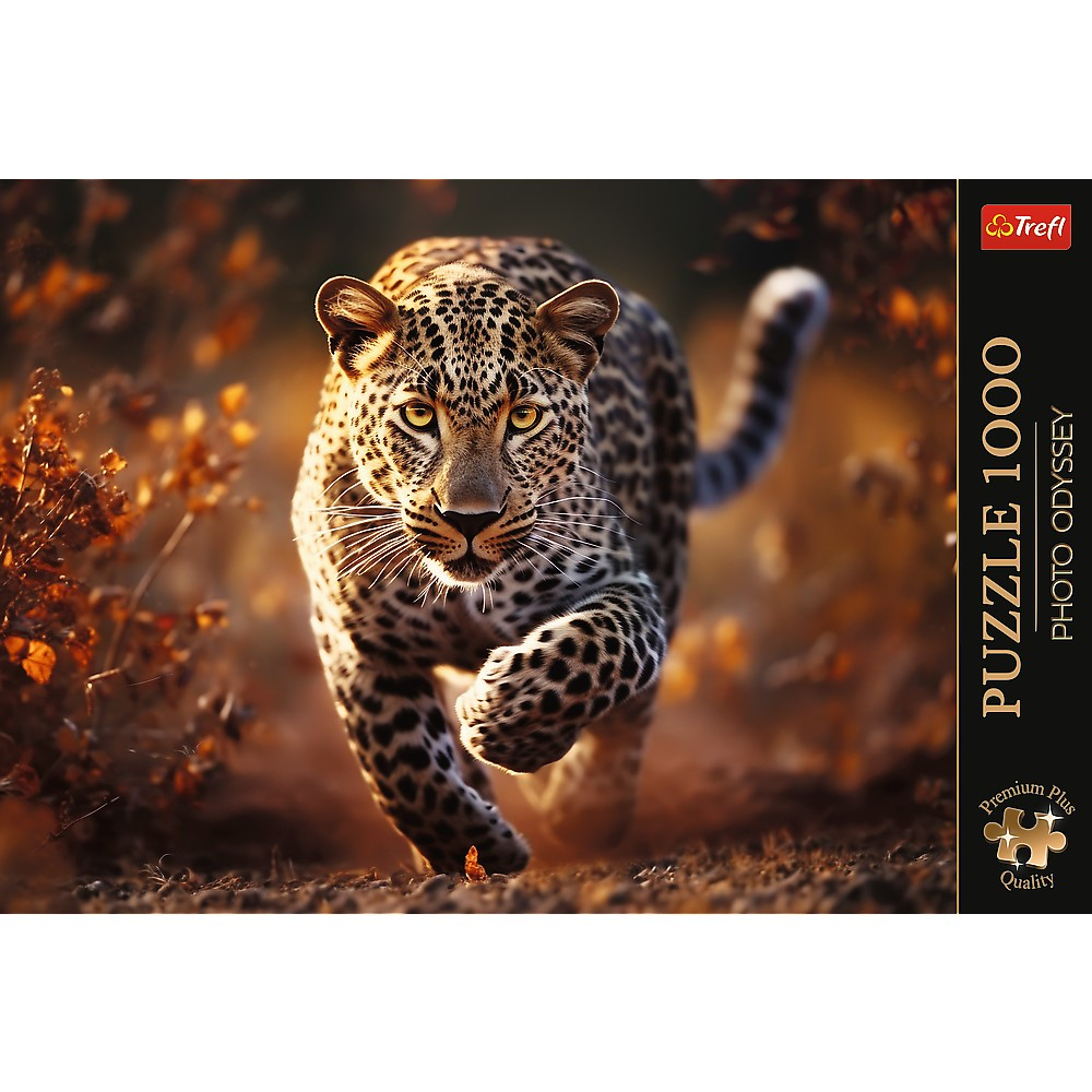 Puzzle Trefl 1000 Premium Plus Photo Odyssey Leopard [3]