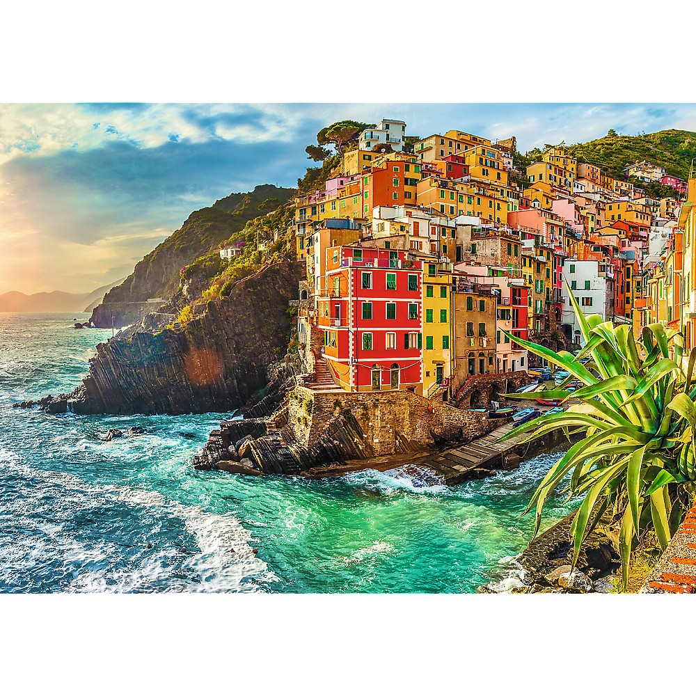 Puzzle Trefl 1000 Premium Plus Photo Odyssey Orasul Riomaggiore [2]