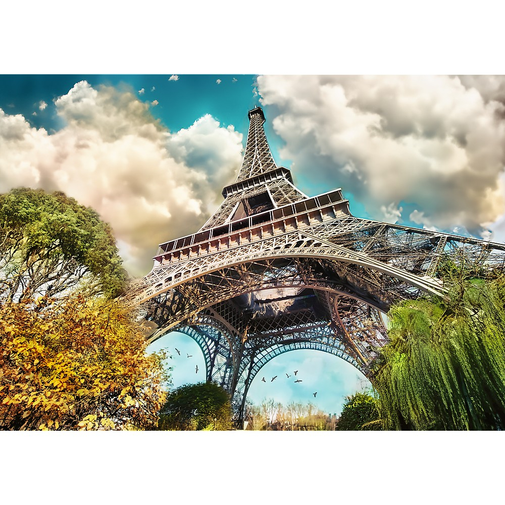 Puzzle Trefl 1000 Premium Plus Photo Odyssey Turnul Eiffel Paris [2]
