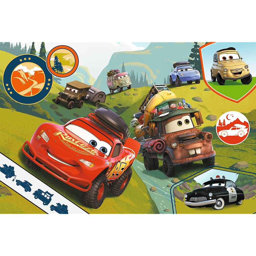 Puzzle Trefl 24 Maxi Cars Masinutele Fericite [2]