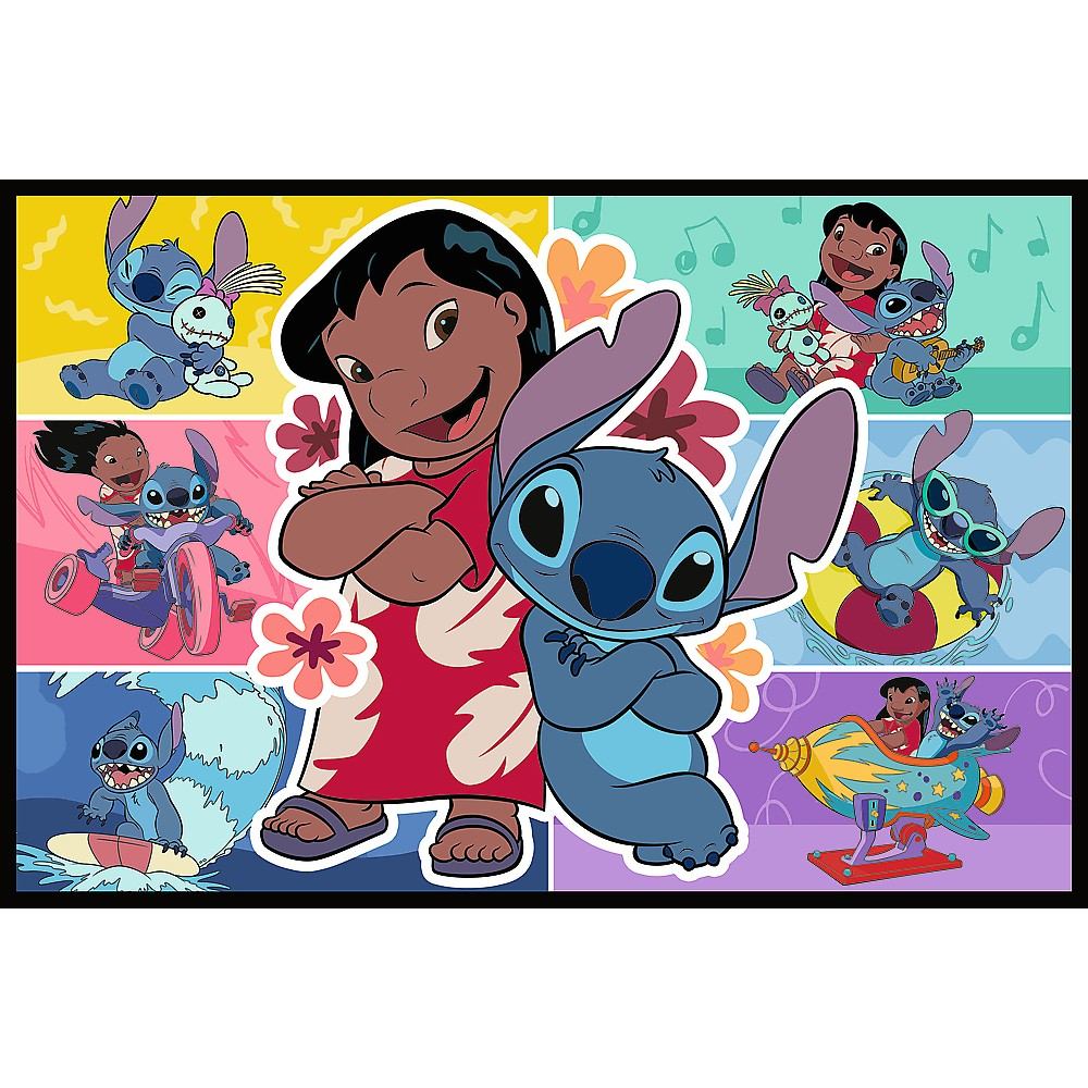 Trefl-Puzzle Trefl 2X200 Disney Lilo Si Stitch Viata Fericita [3]