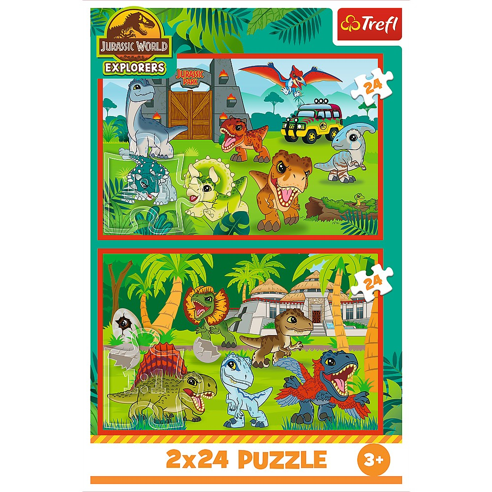 Trefl-Puzzle Trefl 2X70 Jurassic World Universul Jurassic Park [4]