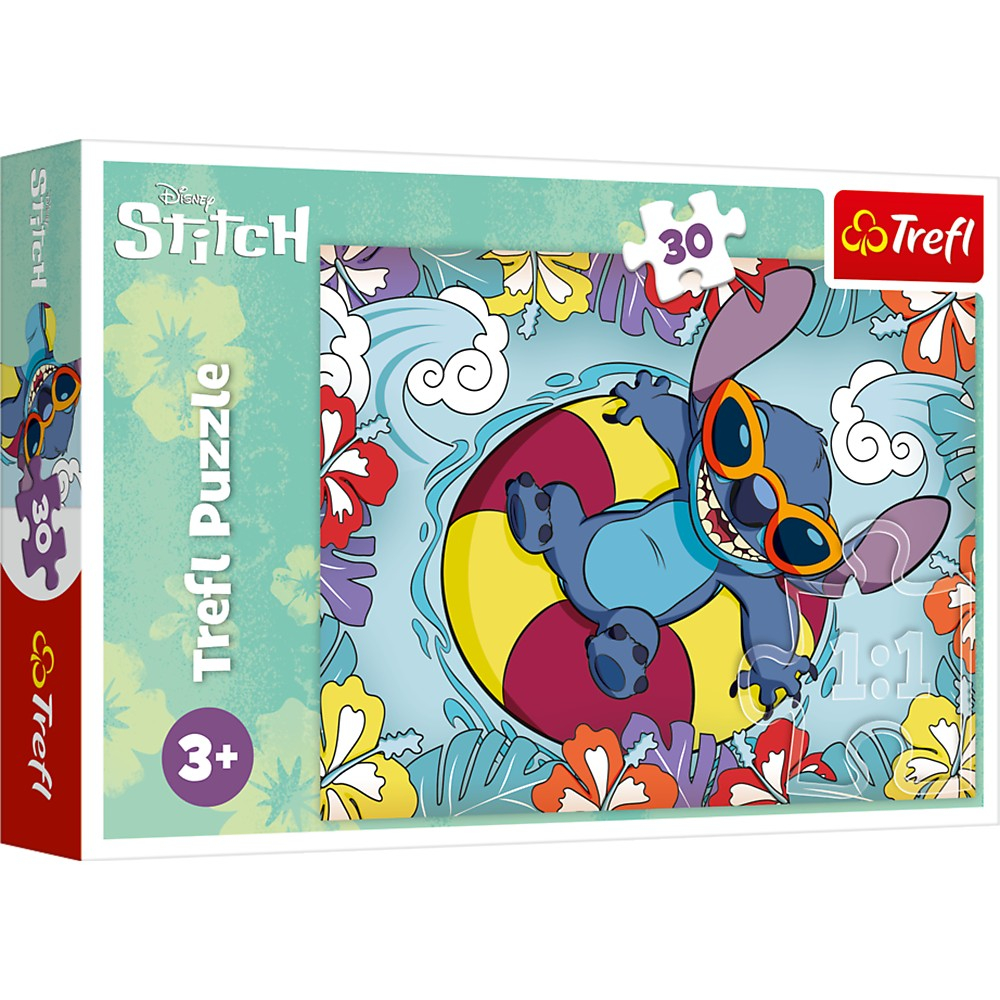 Puzzle Trefl 30 Stitch In Vacanta [4]
