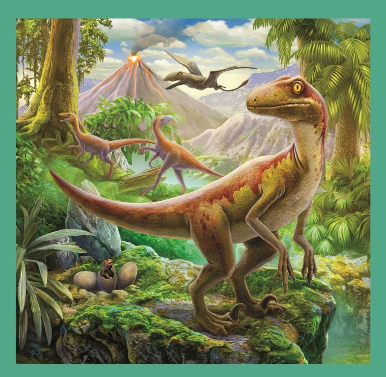 Puzzle Trefl 3In1 Lumea Extraordinara A Dinozaurilor [3]