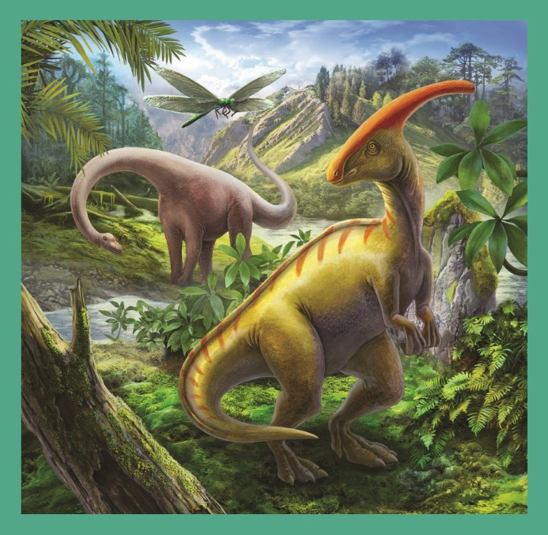 Puzzle Trefl 3In1 Lumea Extraordinara A Dinozaurilor [4]