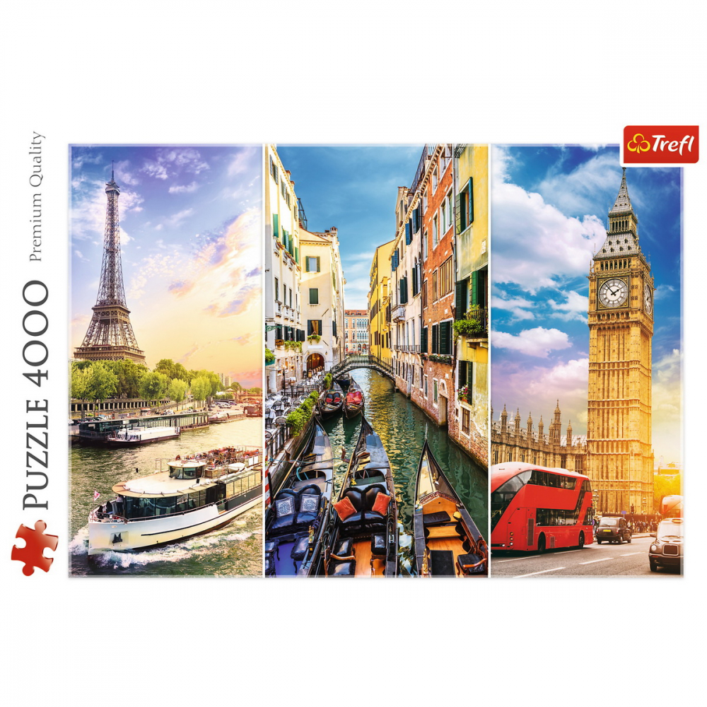 Puzzle Trefl 4000 Calatorie In Europa [3]
