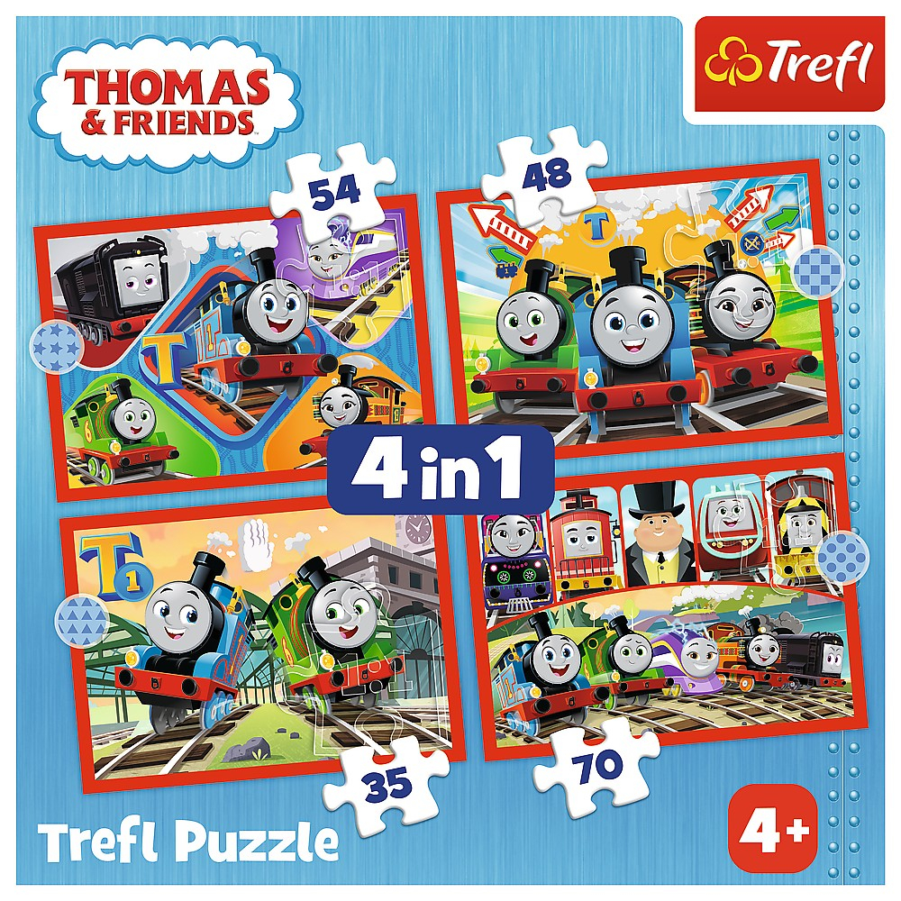 Puzzle Trefl 4In1 Thomas Trenuletele Amuzante [6]