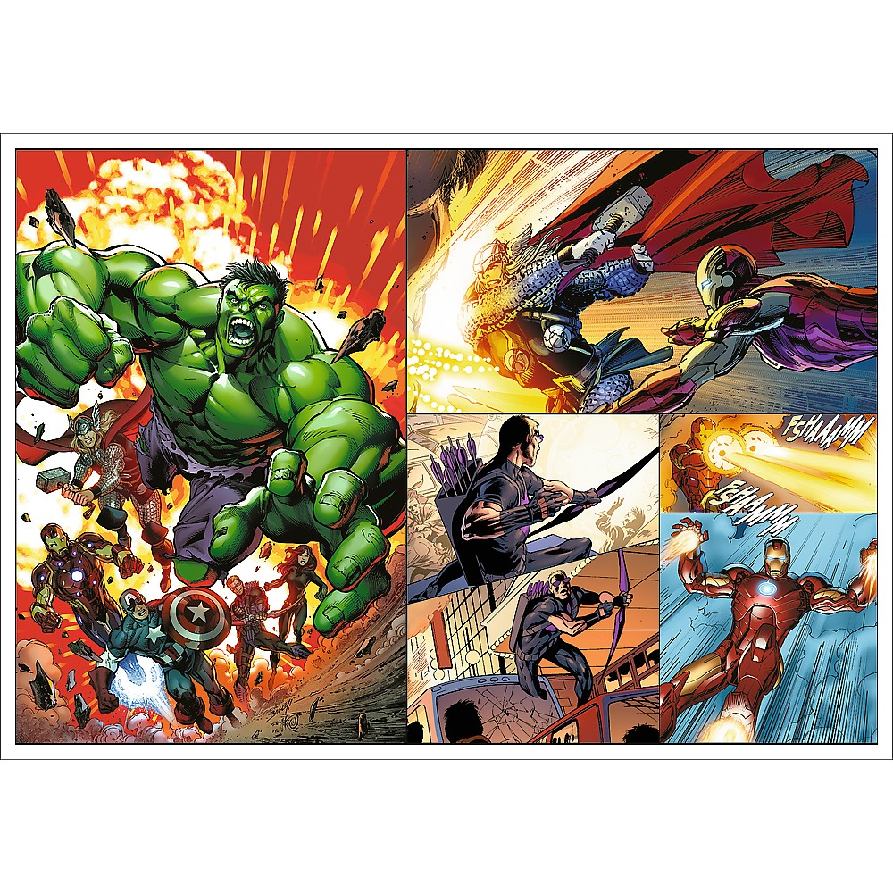 Puzzle Trefl 4X250 Avengers Marvel Zile Eroice [5]