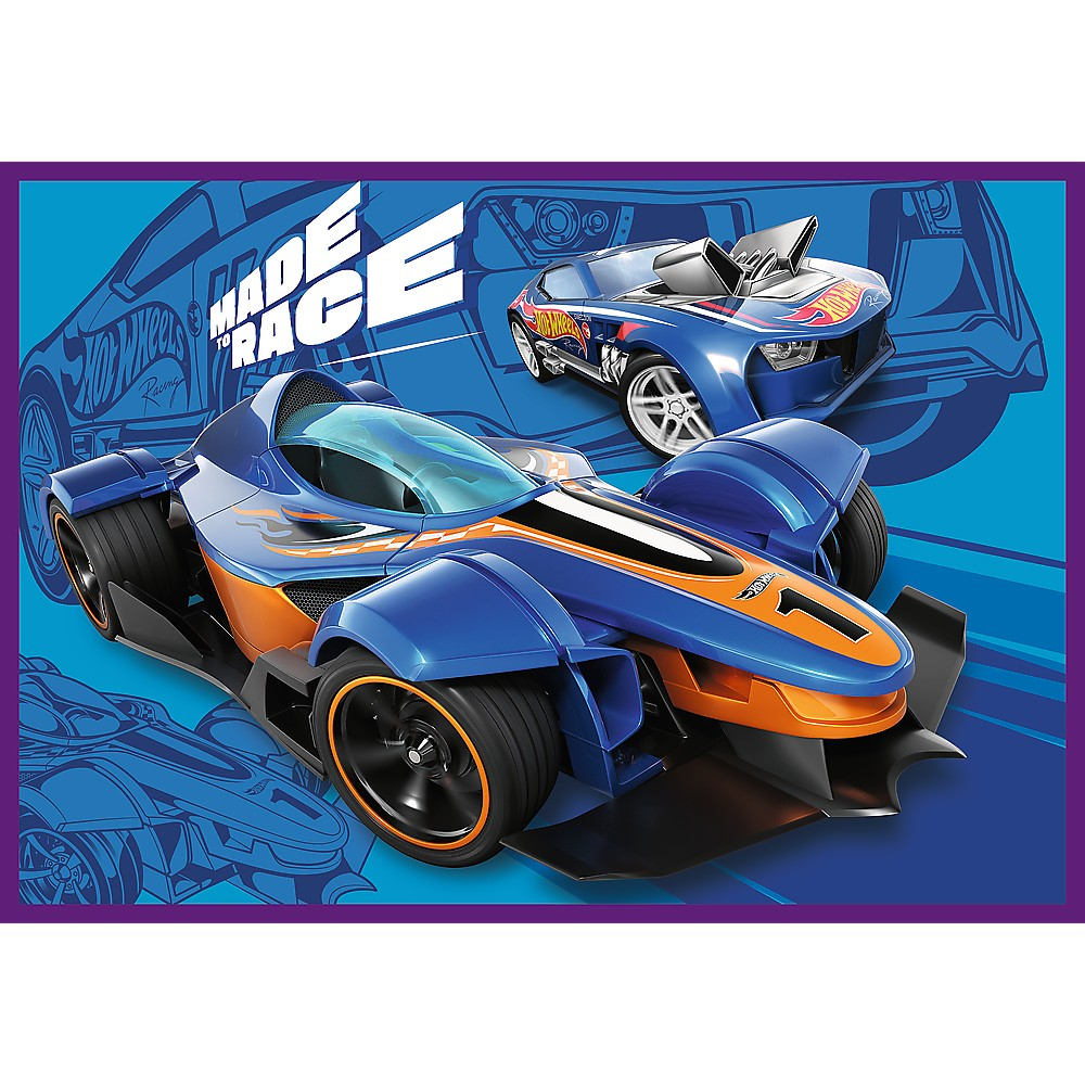 Puzzle Trefl 4X250 Hot Wheels Masini De Curse [5]