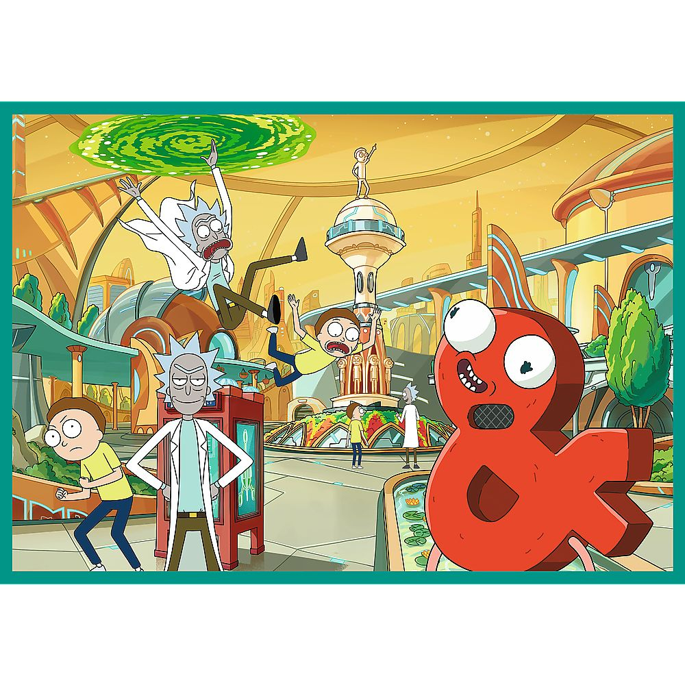 Trefl-Puzzle Trefl 4X250 Lumea Intortocheata A Lui Rick Si Morty [3]