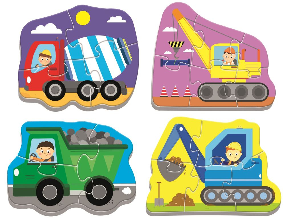 Puzzle Trefl Baby Clasic Utilaje La Treaba 18 Piese [2]
