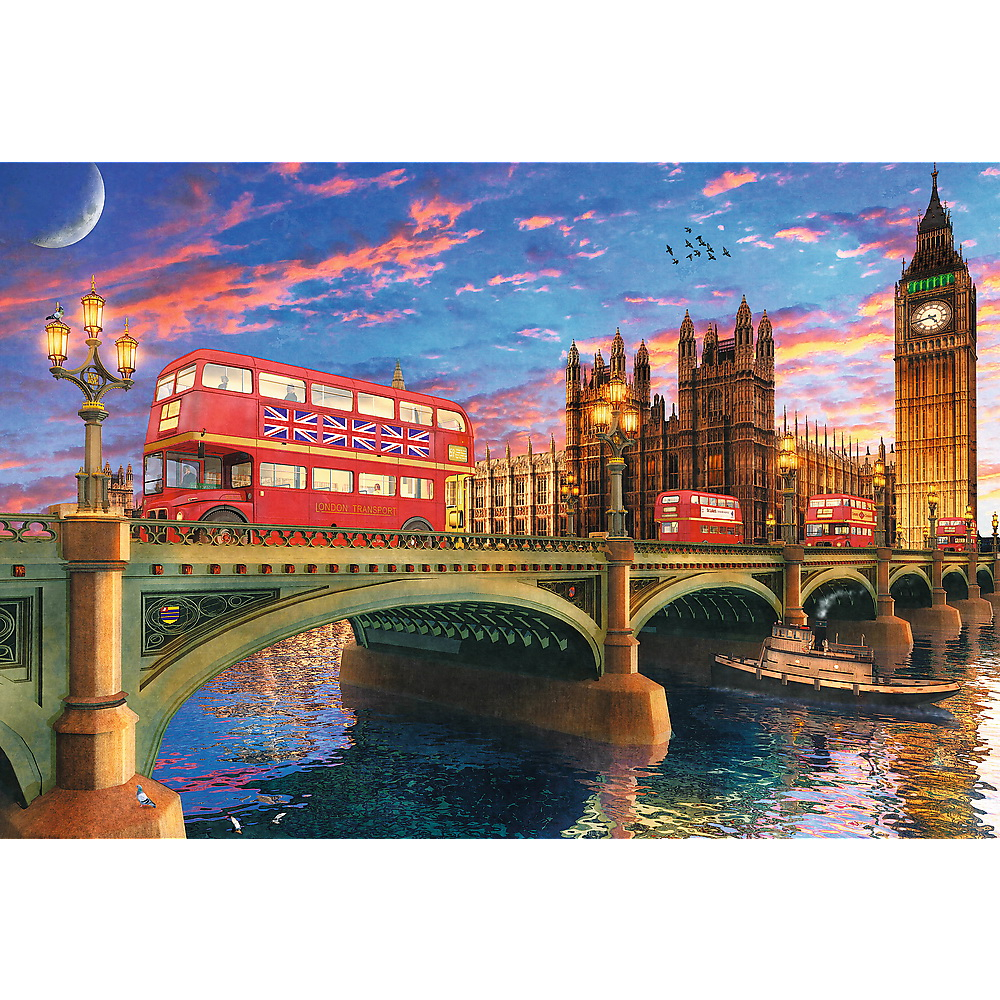 Puzzle Trefl Din Lemn 500+1 Obictivele Turistice Din Londra [2]