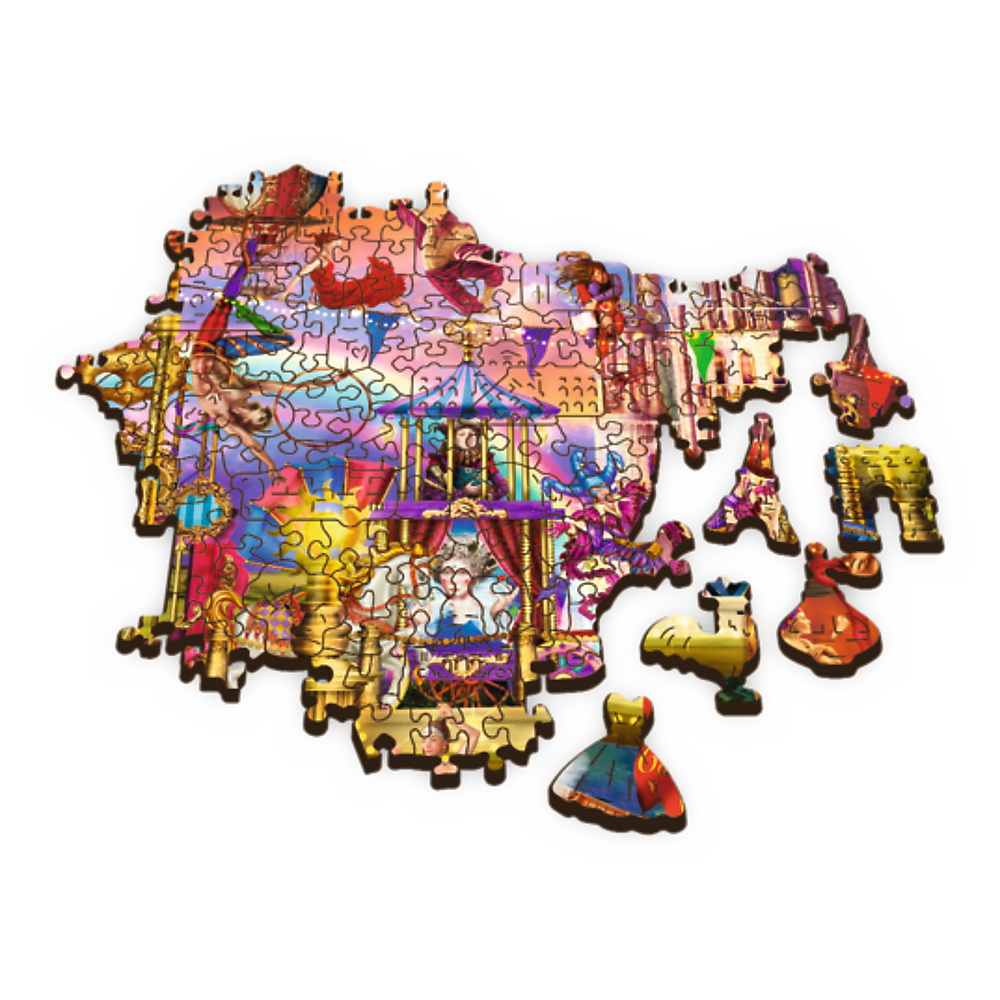 Puzzle Trefl Din Lemn 500+1 Piese Lumea Magica  [3]