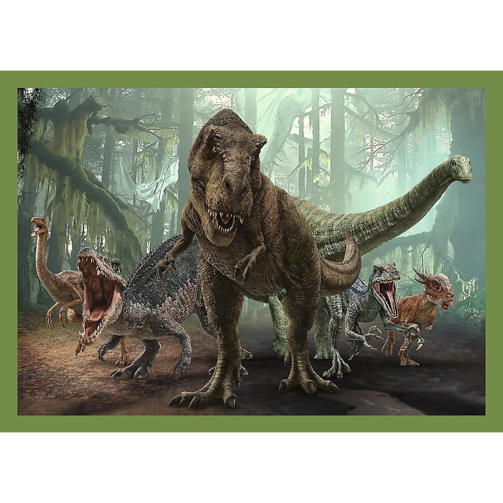 Puzzle Trefl Jurassic World 4In1 In Lumea Dinozaurilor [5]