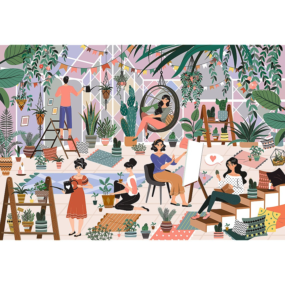 Puzzle Trefl Uft 1500 Vibe Botanic [2]