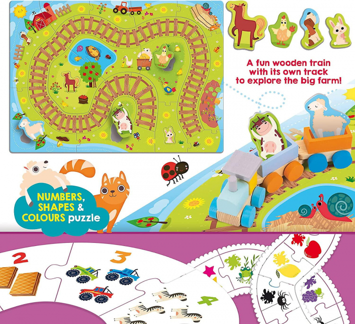 Lisciani Puzzle - Trenuletul vesel de la ferma [3]