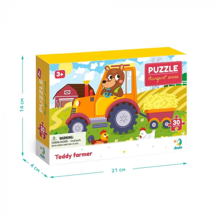 Dodo Puzzle - Ursuletul la ferma 30 piese  [4]
