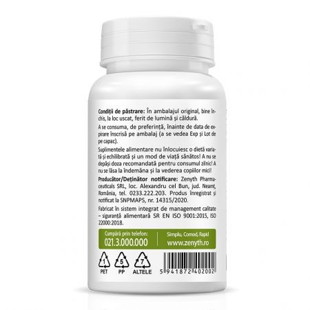 Zenyth-Quercetin mini, 30 capsule vegetale, Zenyth [3]