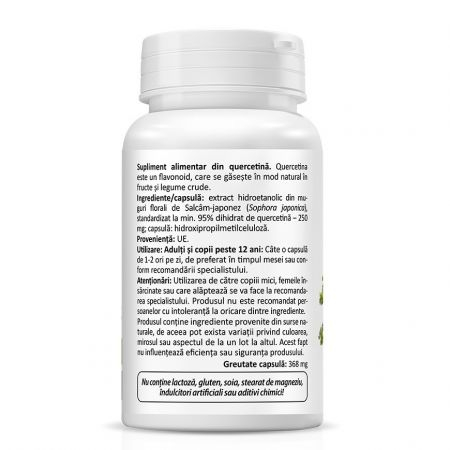 Zenyth-Quercetin mini, 30 capsule vegetale, Zenyth [2]