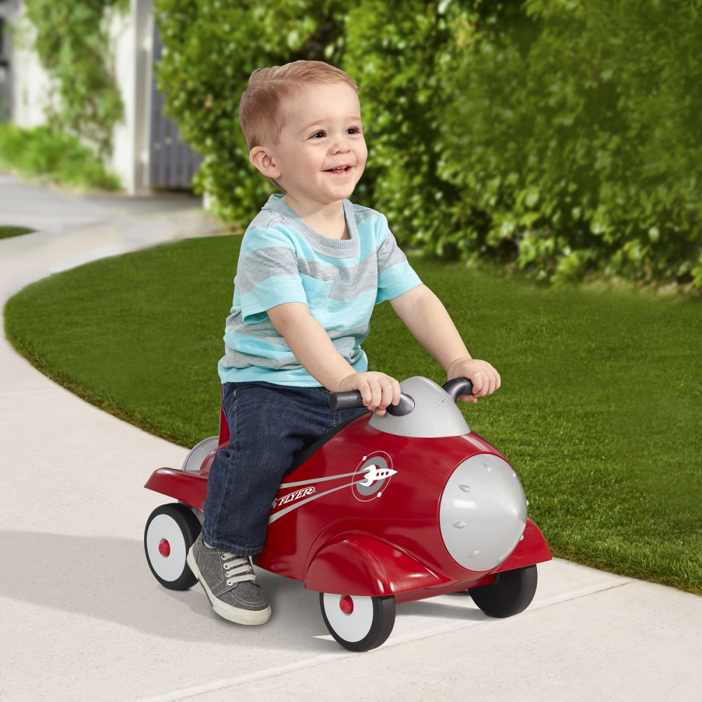 Racheta cu roti Radio Flyer Retro Rocket, 1-3 ani [3]