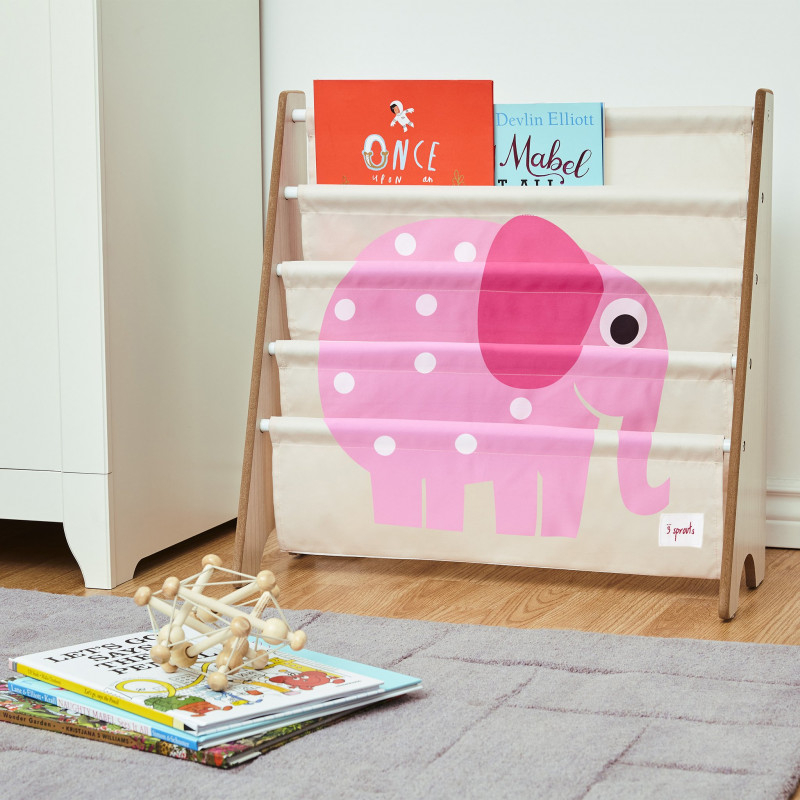 Raft organizator de carti pentru copii, Elefant, 3 Sprouts [3]