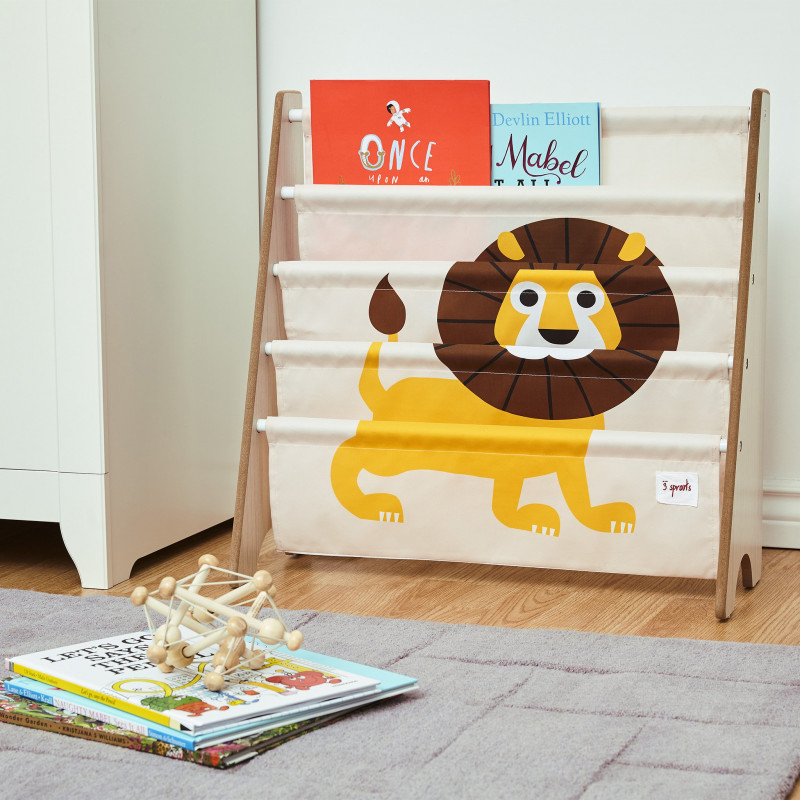 Raft organizator de carti pentru copii, Leu, 3 Sprouts [3]