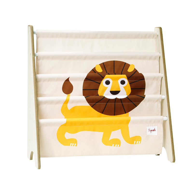 Raft organizator de carti pentru copii, Leu, 3 Sprouts [1]