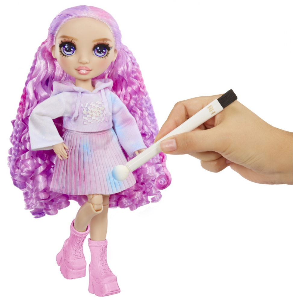 Rainbow High Watercolor Create Papusa Ochi Mov [8]