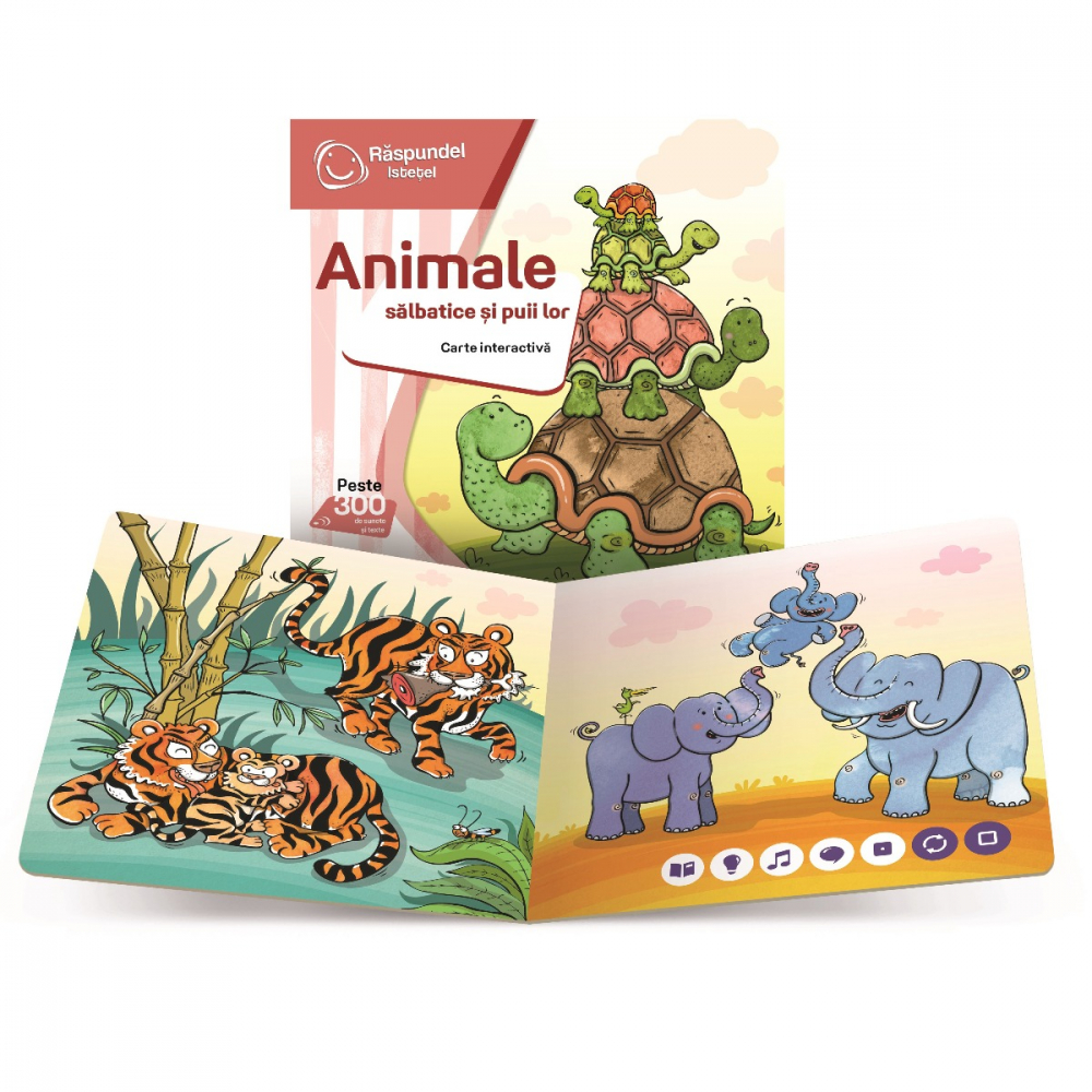 Raspundel Istetel, carte Animale salbatice si puii lor [2]