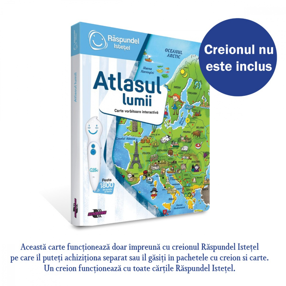 Raspundel Istetel, carte Atlasul lumii [1]