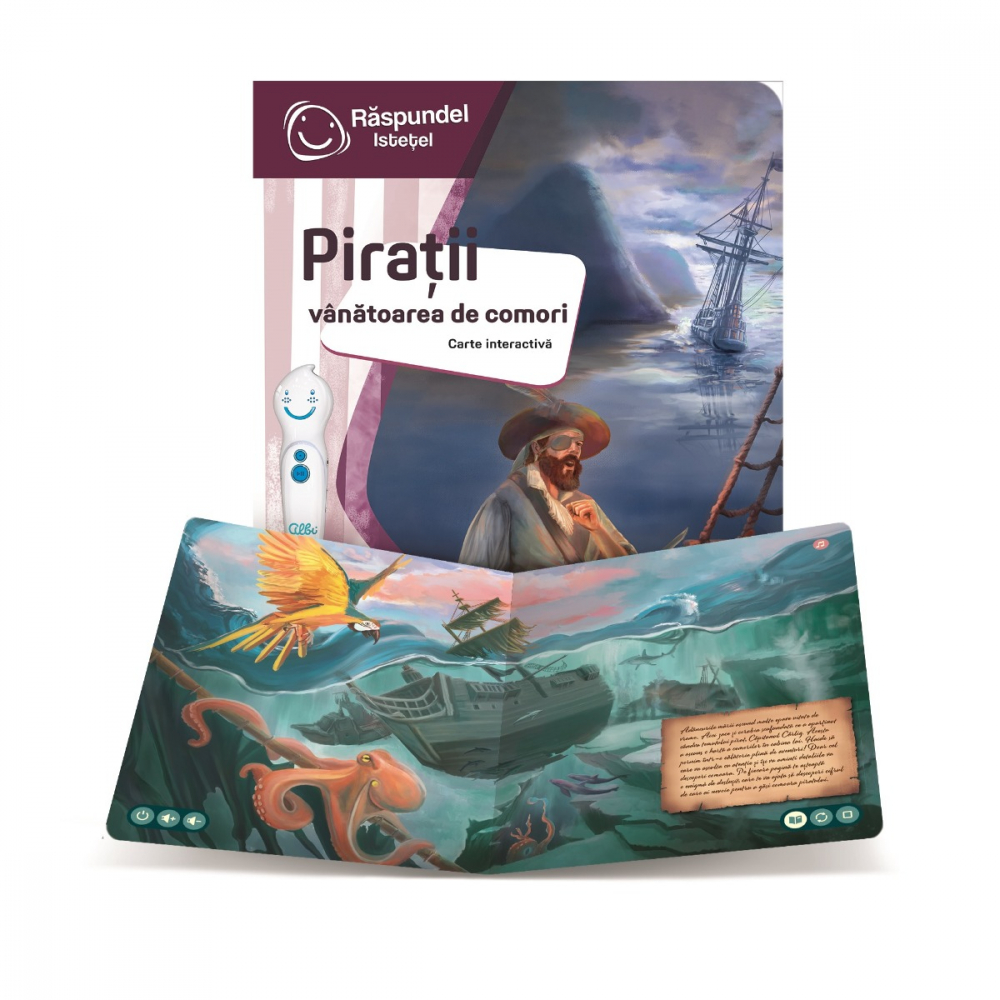 Raspundel Istetel-Raspundel Istetel, carte Piratii - vanatoarea de comori [2]