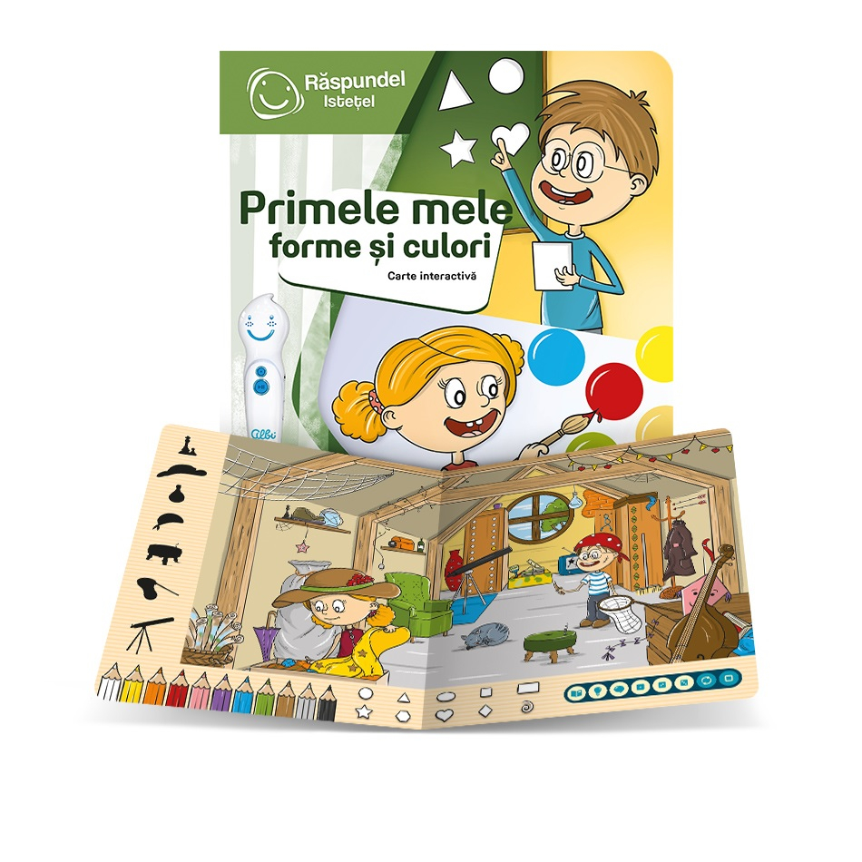 Raspundel Istetel, carte Primele mele forme si culori [3]