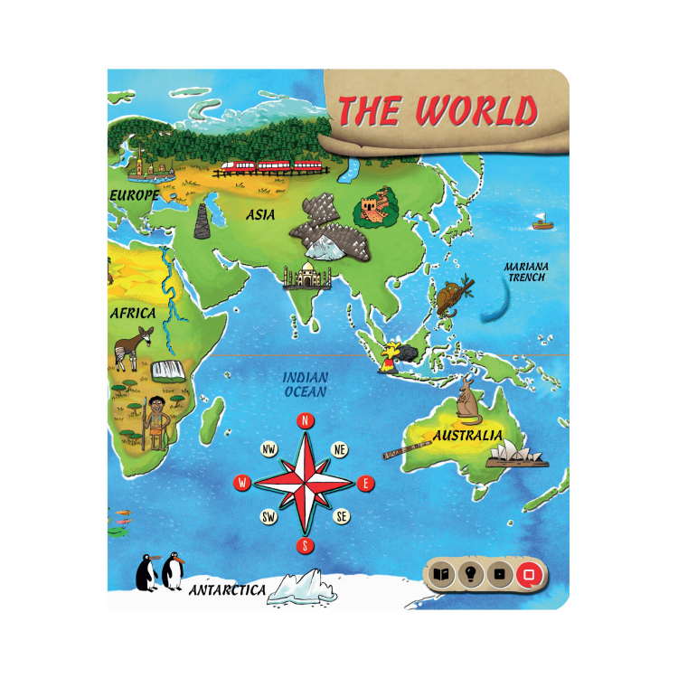Raspundel Istetel, carte World Atlas (limba engleza) [2]