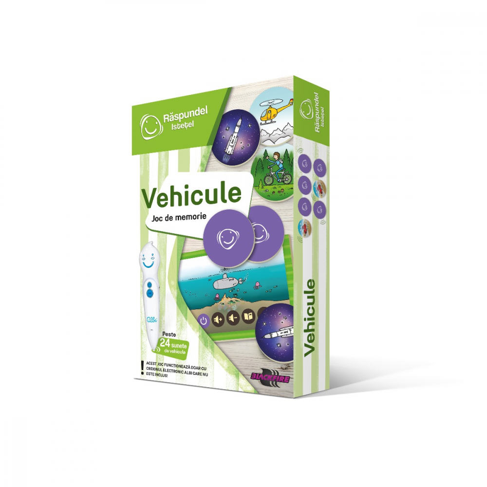 Raspundel Istetel Vehicule: Joc de memorie [3]