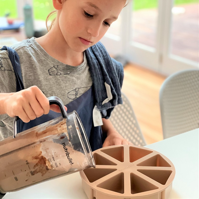 Minikoioi-Recipient de gatit Minikoioi, 100% Premium Silicon – Bubble Beige [3]