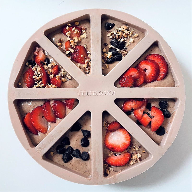 Minikoioi-Recipient de gatit Minikoioi, 100% Premium Silicon – Bubble Beige [6]