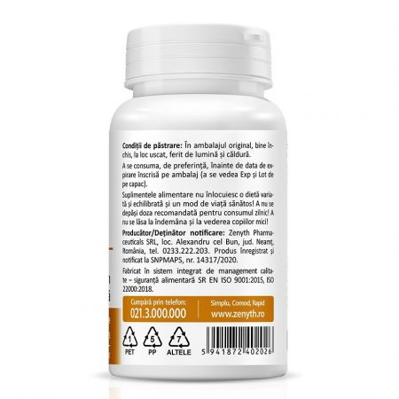 Rhodiola Salidrosides, 30 capsule vegetale, Zenyth [3]