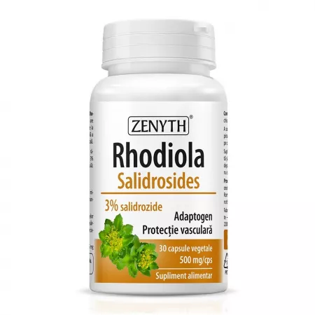Rhodiola Salidrosides, 30 capsule vegetale, Zenyth [1]