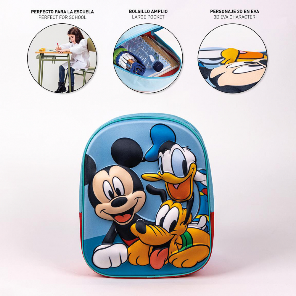 Rucsac 3D Mickey Mouse & Friends, 25x31x10 cm [7]