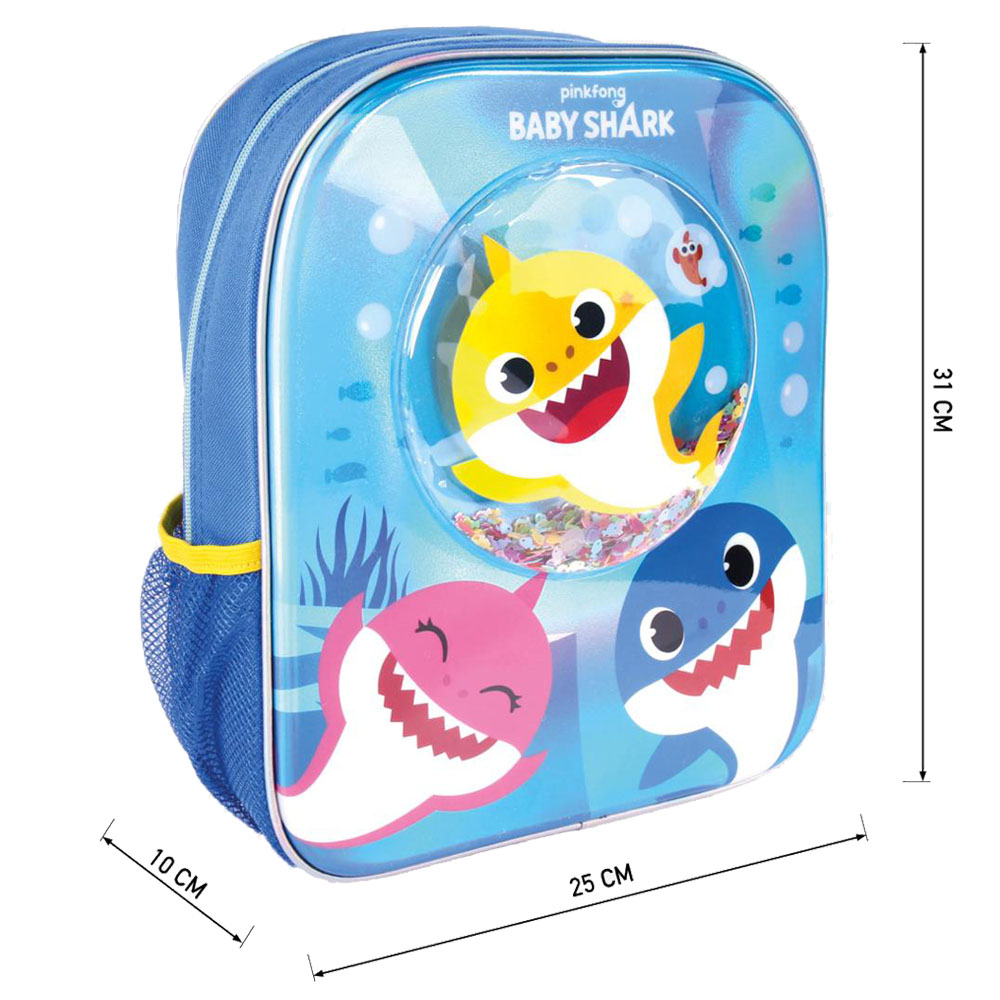 Cerda-Rucsac Baby Shark Confetti, Cerda, 25x31x10 cm [3]