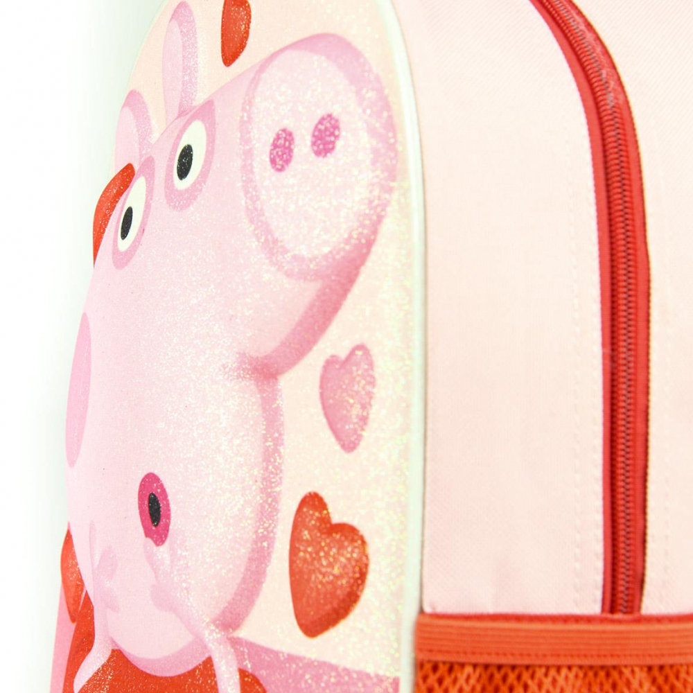 Rucsac Cerda Peppa Pig 3D Premium, 25 x 31 x 10 cm, roz/rosu [6]