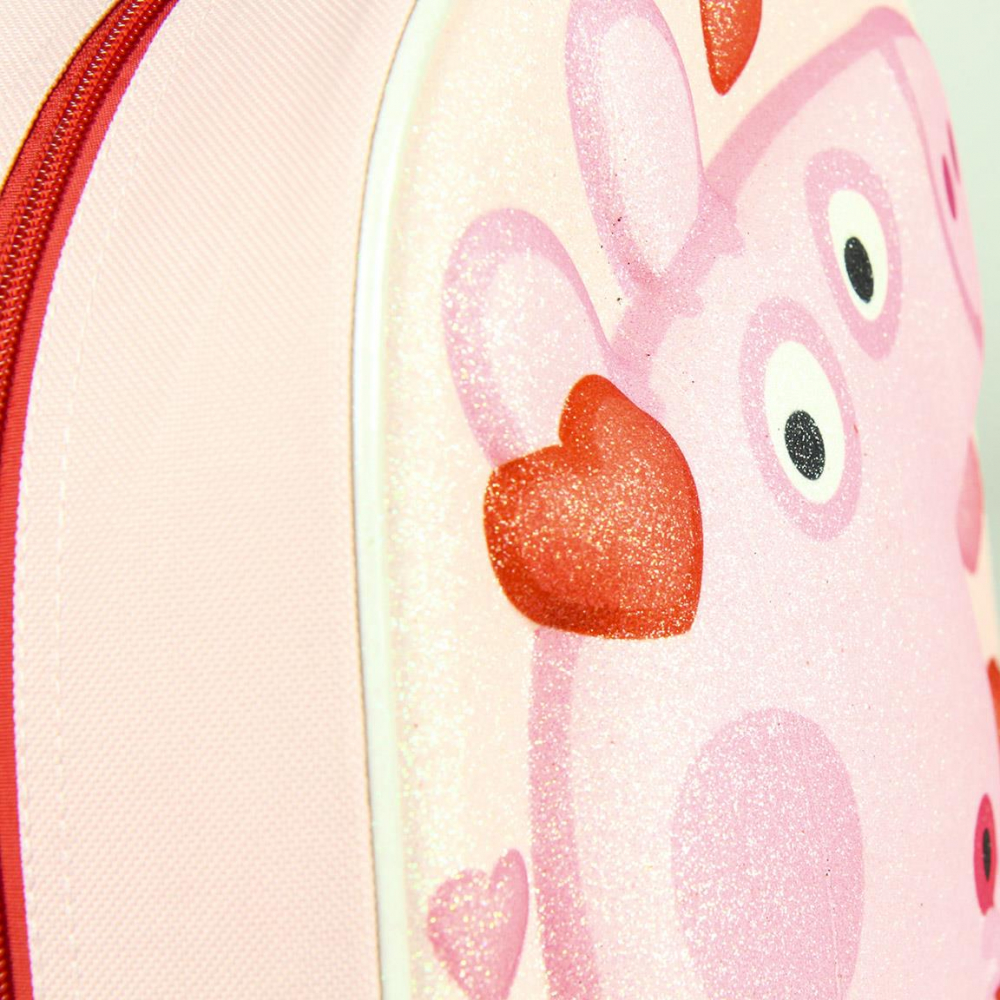 Rucsac Cerda Peppa Pig 3D Premium, 25 x 31 x 10 cm, roz/rosu [4]