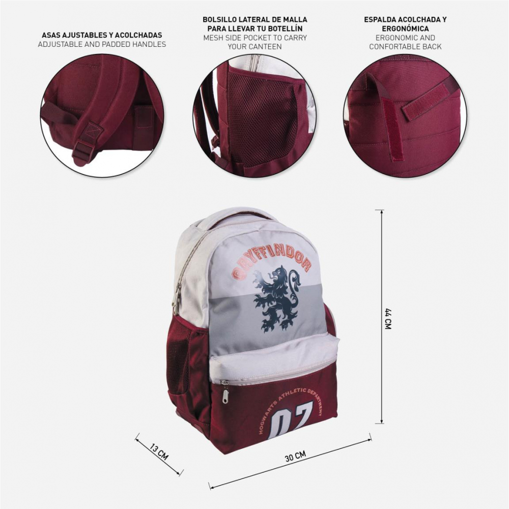Cerda-Rucsac Harry Potter Gryffindor Burdeos, 30x13x44 cm [5]