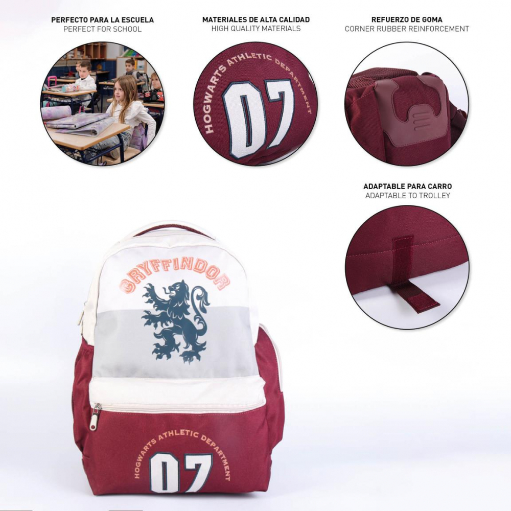 Cerda-Rucsac Harry Potter Gryffindor Burdeos, 30x13x44 cm [4]