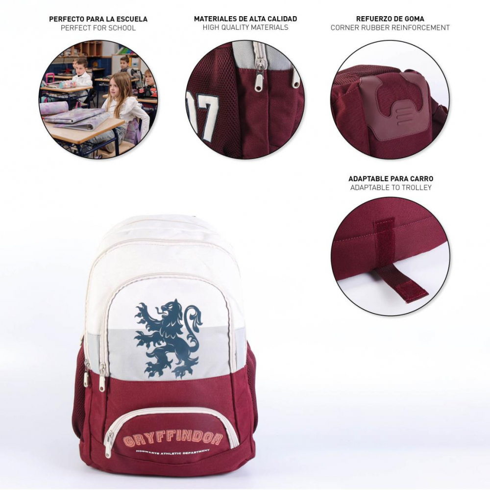 Cerda-Rucsac Harry Potter Gryffindor Burdeos, 30x18x46 cm [3]