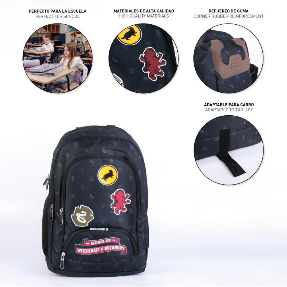 Cerda-Rucsac Harry Potter Hogwarts Navy, 30x18x46 cm [3]